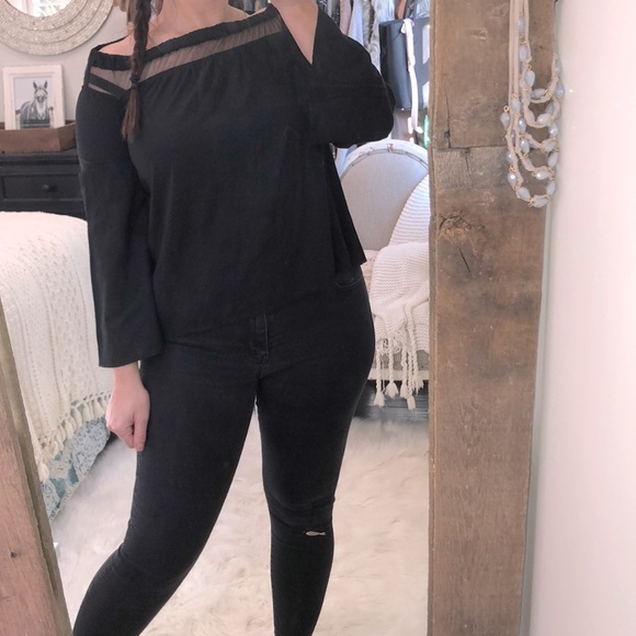 Rock & Republic size xsmall black top - Picture 1 of 4